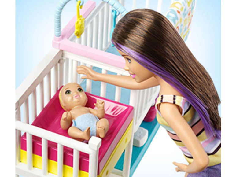 Gehe zu Vollbildansicht: Barbie „Skipper Babysitters Inc.” Kinderzimmer Spielset - Bild 6