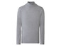 Ein graues Langarmshirt mit Rollkragen.