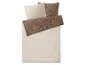 Beige Bettbezug mit Leopardenmuster