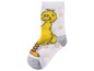 Weiße Socken mit Big Bird und Sternen