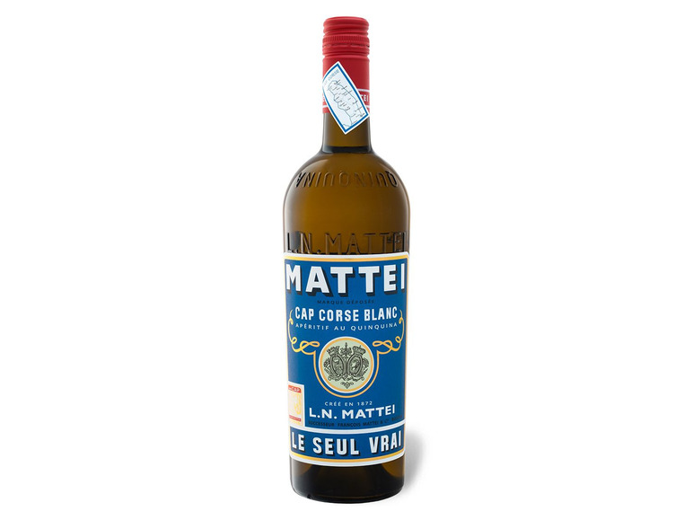 Gehe zu Vollbildansicht: Mattei Le Seul Vrai Cap Corse Aperitif au Quinquina Blanc 15% Vol - Bild 1