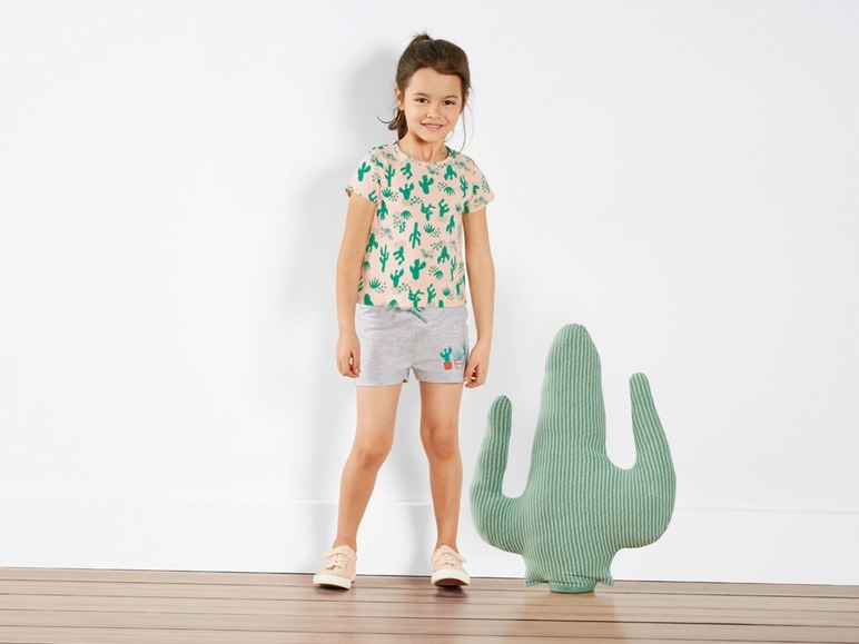 Gehe zu Vollbildansicht: LUPILU® Kleinkinder T-Shirts Mädchen, 2 Stück, aus Baumwolle - Bild 12