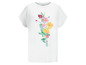 Weißes T-Shirt mit Blumenmuster