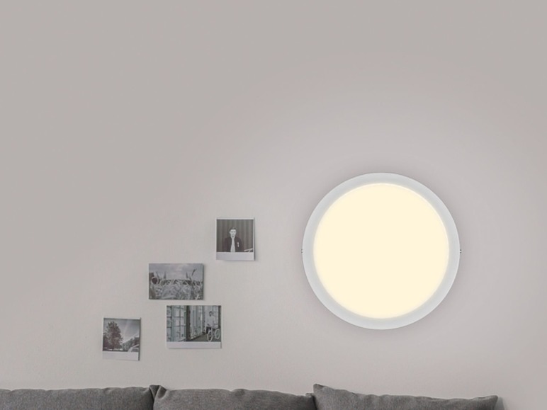 Gehe zu Vollbildansicht: LIVARNO LUX® LED-Leuchtpanel, mit Dimmfunktion für Helligkeit und Farbton, blendfrei - Bild 6