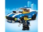 Ein LEGO Polizeiwagen mit einem Polizisten