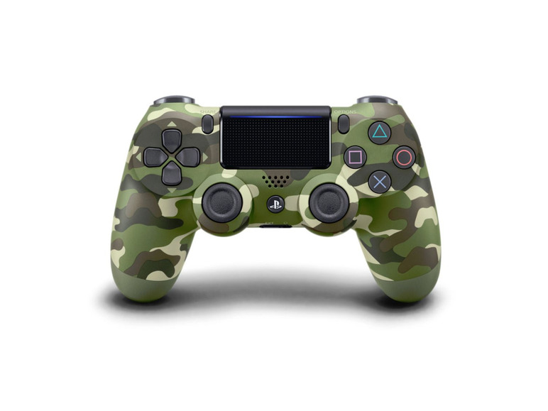 Gehe zu Vollbildansicht: Sony Interactive Entertainment PS4 - Dualshock 4 Wireless-Controller Green V2 (Camouflage) - ZB-PS4 - Bild 1