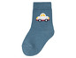 Blaue Socke mit Automotiv.