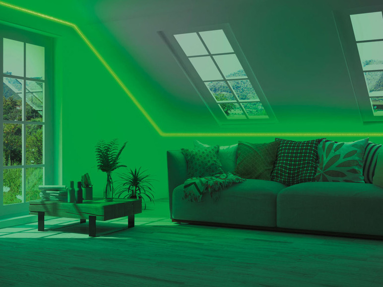 Gehe zu Vollbildansicht: LIVARNO home LED-Band RGB, dimmbar, 10 m - Bild 11