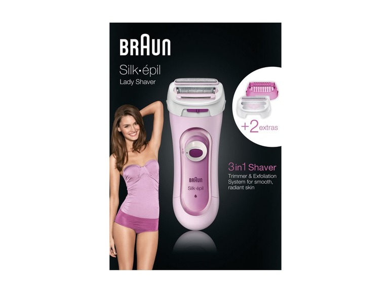 Gehe zu Vollbildansicht: BRAUN Damenrasierer »silk-epil LS 5360«, 3-in-1-System, Trimmer- und Peeling-Aufsatz - Bild 6