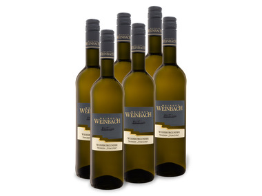 6 x 0,75-l-Flasche Weinpaket Weingut Weinbach Weißburgunder "Vom Löss" QbA trocken, Weißwein