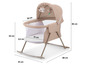 Kinderkraft Wiege mit Wippfunktion und Baldachin.