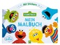 Sesamstraße Malbuch mit Stickern mit Elmo, Cookie Monster und Big Bird.