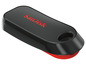 Ein schwarzer SanDisk USB-Stick.
