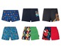Badehosen für Jungen mit Disney, Cars, Spiderman und Paw Patrol-Prints.