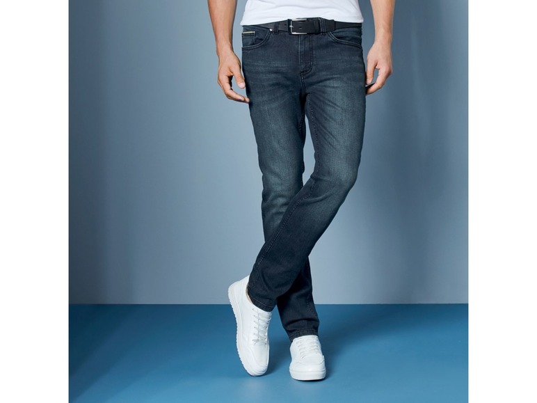Gehe zu Vollbildansicht: LIVERGY® Jeans Herren, Slim Fit, mit Baumwolle, mit Elasthan - Bild 7