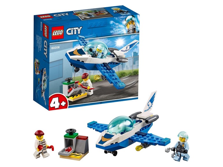 Gehe zu Vollbildansicht: LEGO® City 60206 Polizei Flugzeugpatrouille - Bild 6