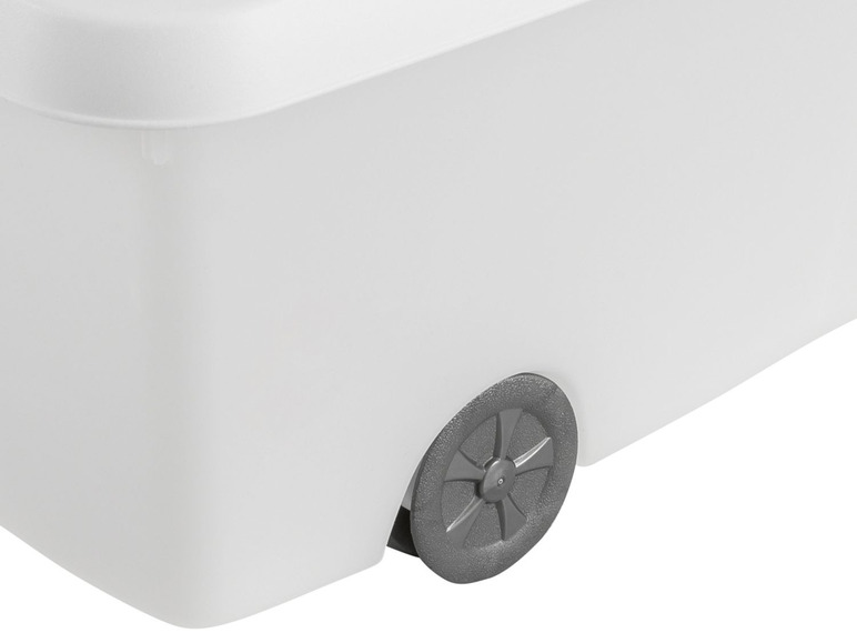 Gehe zu Vollbildansicht: CASSETTI® Unterbett Rollenbox, mit beidseitig klappbarem Deckel, 52 L Fassungsvermögen - Bild 10