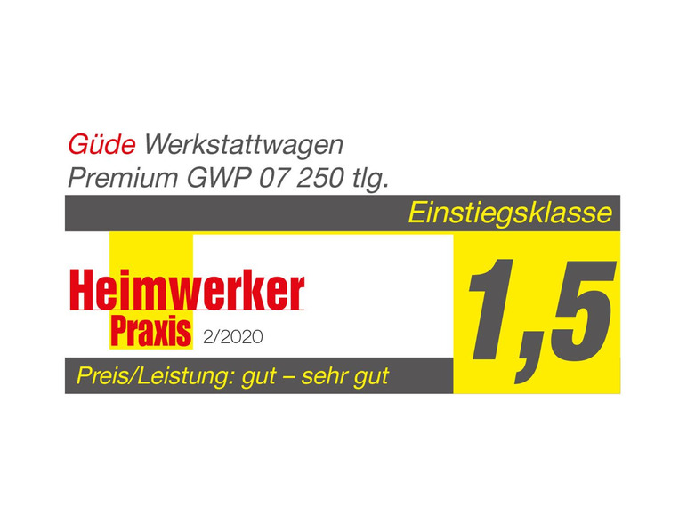 Gehe zu Vollbildansicht: Güde Werkstattwagen Premium »GWSP 07«, Vollauszugschubladen - Bild 9