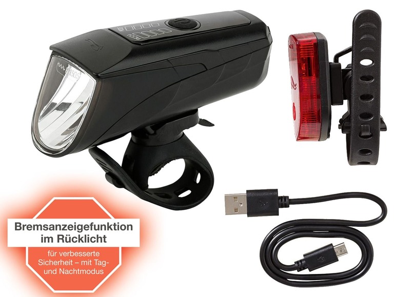 Gehe zu Vollbildansicht: CRIVIT® LED-Fahrrad-Leuchtenset - Bild 1