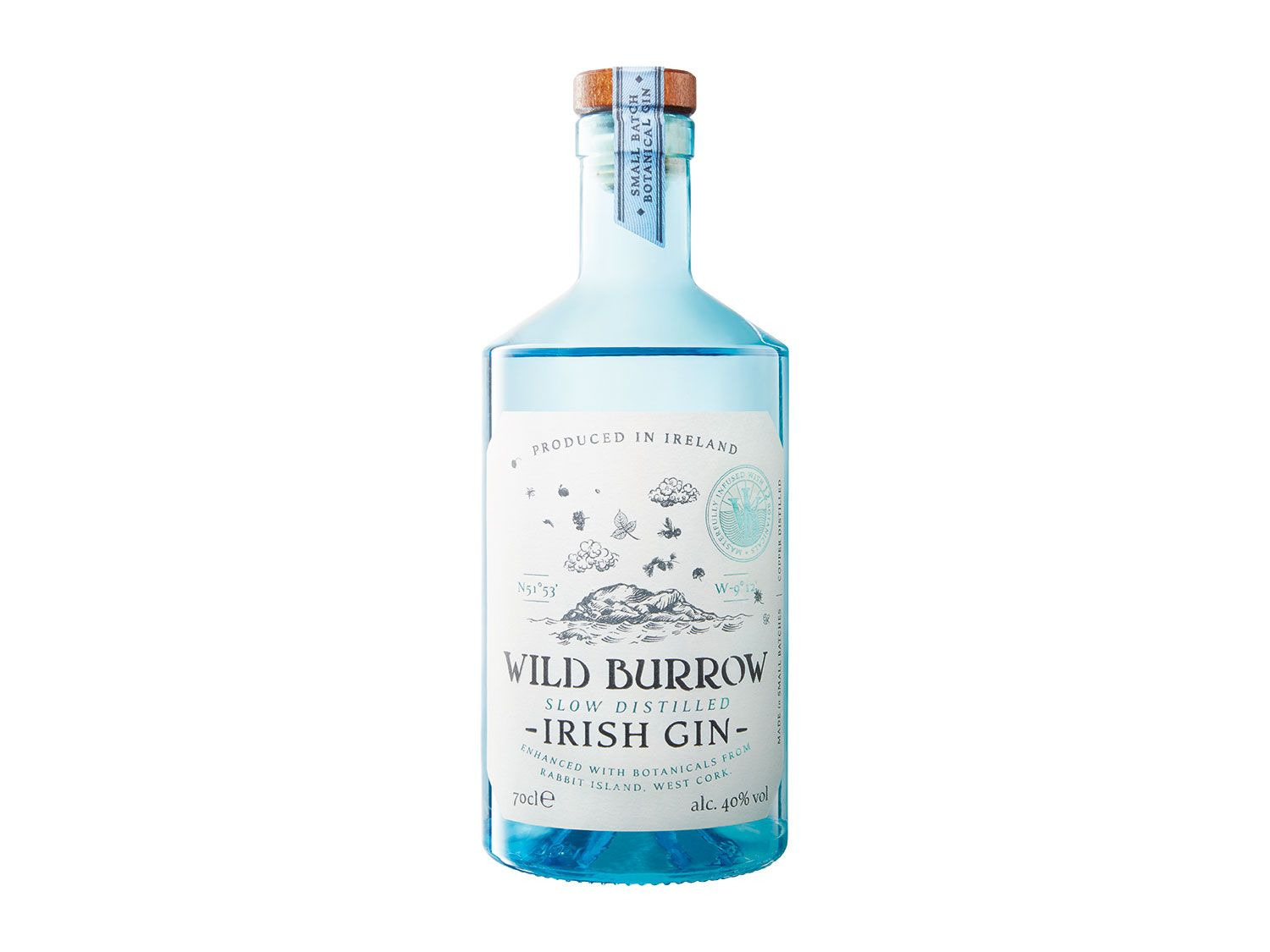 Wild Distilled Irish | 40% LIDL Slow Burrow Gin Vol