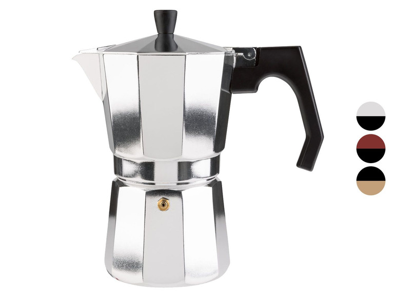 Gehe zu Vollbildansicht: ERNESTO® Espressokocher, für 9 Tassen, aus Aluminium - Bild 1