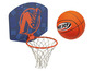 Ein Nerf Basketballset mit einem orangefarbenen Basketball.