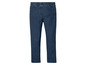 Dunkelblaue Jeansleggings mit elastischem Bund.