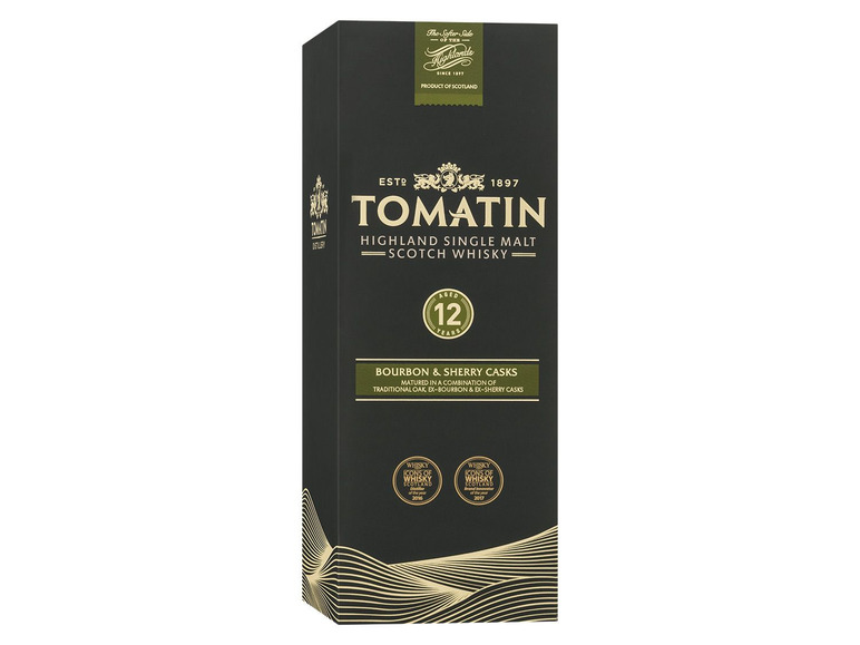 Gehe zu Vollbildansicht: Tomatin Highland Single Malt Scotch Whisky 12 Jahre mit Geschenkbox 43% Vol - Bild 3