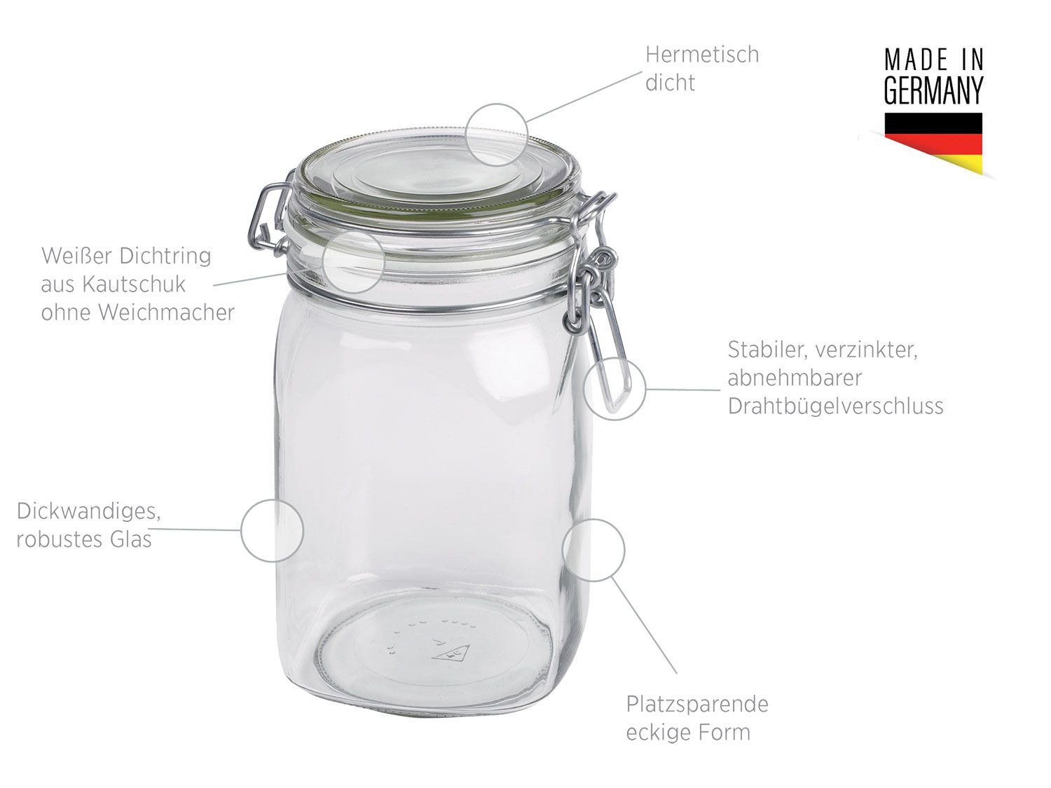 Dosen Klemme für Küche Einmachzange Greifer Kahasa Einmachglasheber mit Gummigriffen langer Griff Heber Edelstahl kompatibel mit breiter Öffnung und regulären Gläsern für Zuhause