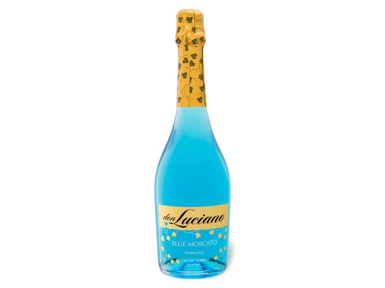 Günstig im Online-Verkauf Don Luciano Blue Moscato süß, Qualitätsschaumwein Jaume aromatischer Serra