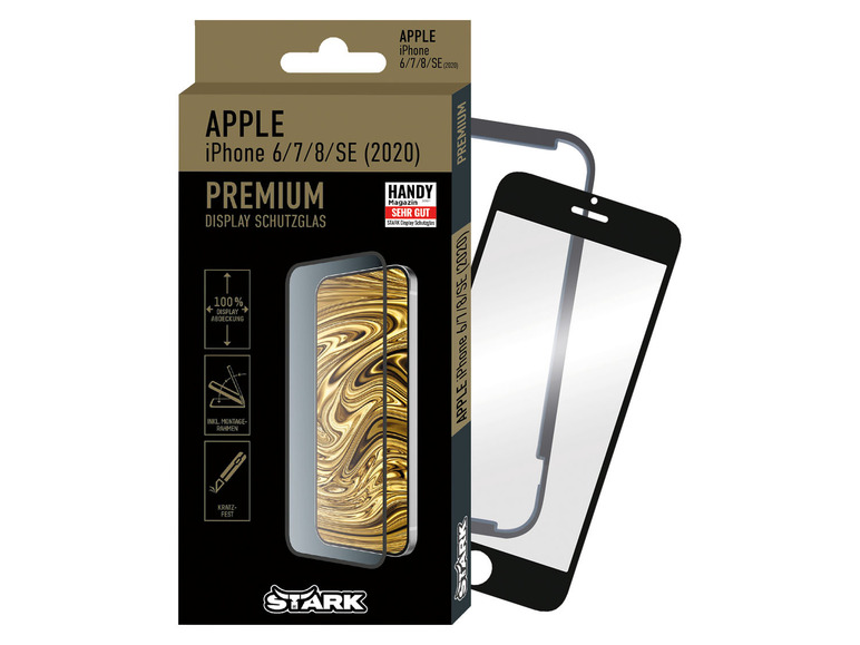 Gehe zu Vollbildansicht: Stark Premium Full Cover Smartphone-Displayschutz, aus Glas - Bild 3