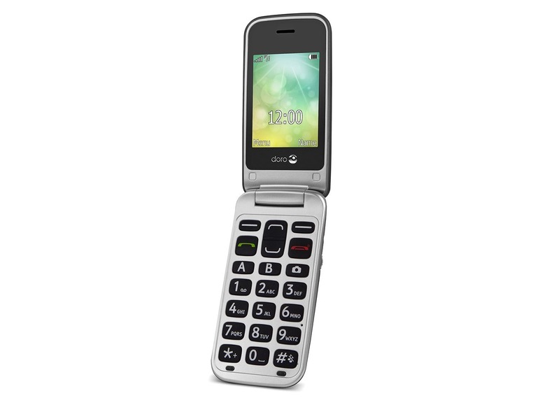 Gehe zu Vollbildansicht: doro 2424 graphit-silber GSM Mobiltelefon - Bild 2