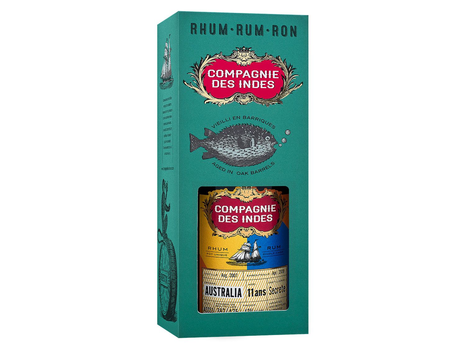 Thumbnail - Compagnie des Indes Australia Single Cask Rum 11 Jahre 43% Vol