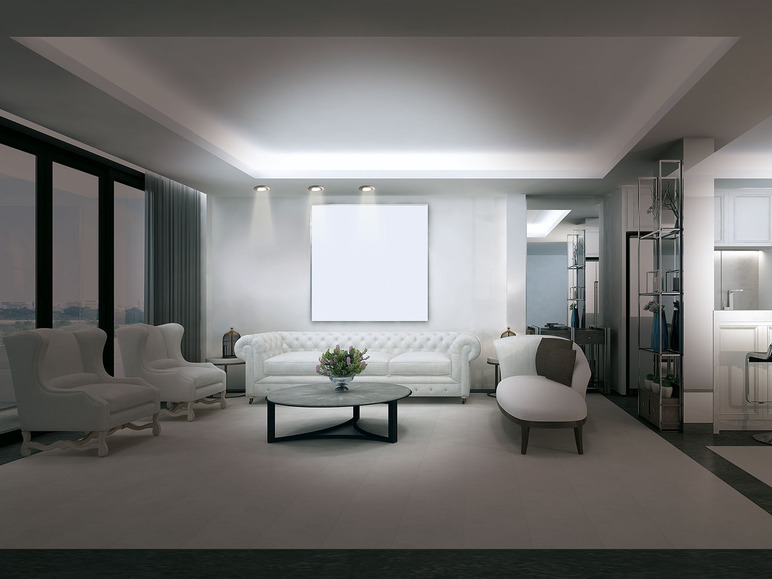 Gehe zu Vollbildansicht: LIVARNO home Einbauleuchten LED dimmbar mit 3-Stufendimmer 3er-Set, 5W - Bild 2