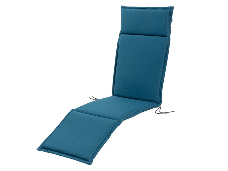 Gehe zu Vollbildansicht: FLORABEST® FLORABEST Polster Relaxsessel, 167 x 50 cm, Stehsaum, verstellbares Rückenband, Bindebänder - Bild 2