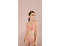Ein rosa BH und Slip.