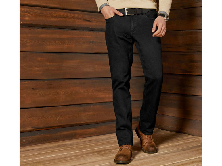 Gehe zu Vollbildansicht: LIVERGY® Jeans Herren, Straight Fit, mit Baumwolle - Bild 3