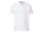 Weißes Poloshirt mit kurzen Ärmeln von Livergy.