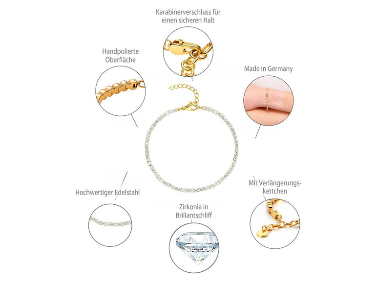 Gehe zu Vollbildansicht: Heideman Plura Armband Damen aus Edelstahl, zeitloses Design - Bild 5