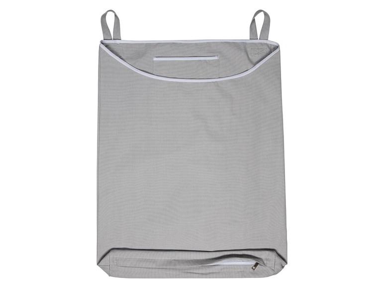 Gehe zu Vollbildansicht: AQUAPUR® Über-Tür Wäschesammler, mit passenden Metallhaken, unterseitiger Reißverschluss - Bild 5