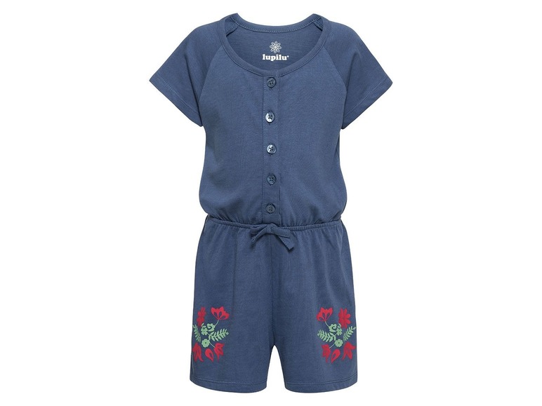 Gehe zu Vollbildansicht: LUPILU® Kleinkinder Mädchen Jumpsuit - Bild 5