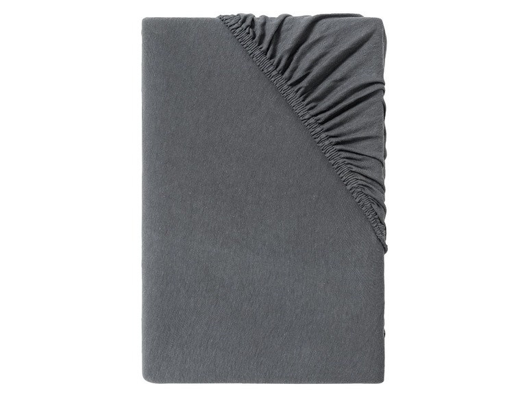 Gehe zu Vollbildansicht: MERADISO® Jersey-Spannbettlaken, formstabil, aus reiner Bio-Baumwolle, 140-160 x 200 cm - Bild 3