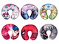 U-förmige Kissen mit Motiven von Disney, Paw Patrol, Frozen, Spiderman, Star Wars und Ladybug.