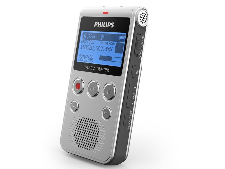 Gehe zu Vollbildansicht: PHILIPS DVT-1300 - Voice Tracer 1300, der perfekte Audiorecorder - Bild 1