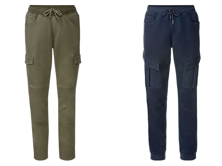 Gehe zu Vollbildansicht: LIVERGY® Cargo Joggers Herren, mit Baumwolle - Bild 1