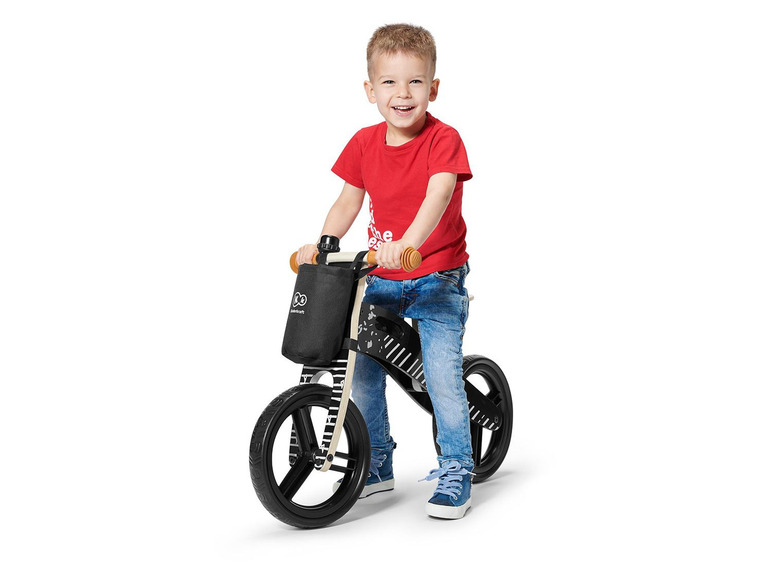 Gehe zu Vollbildansicht: Kinderkraft Laufrad »Runner«, höhenverstellbar, mit Klingel, Lenkertasche und Gummigriffen - Bild 25
