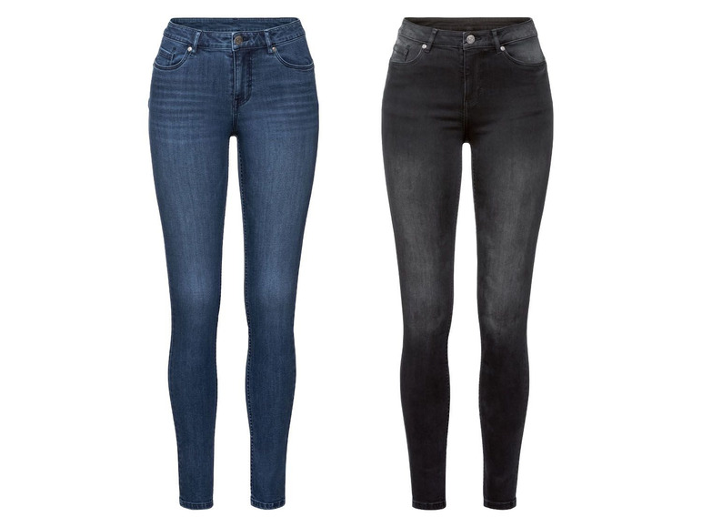 Gehe zu Vollbildansicht: ESMARA® Jeans Damen, Super Skinny Fit, 5 Pocket-Style, mit Reißverschluss, mit Baumwolle - Bild 1