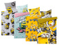 Bettwäsche mit verschiedenen Minions-Designs.