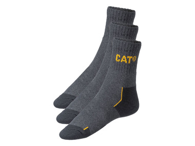Caterpillar - Herren Arbeitssocken, 3 Paar, mit Baumwolle (anthrazit, 47-50)