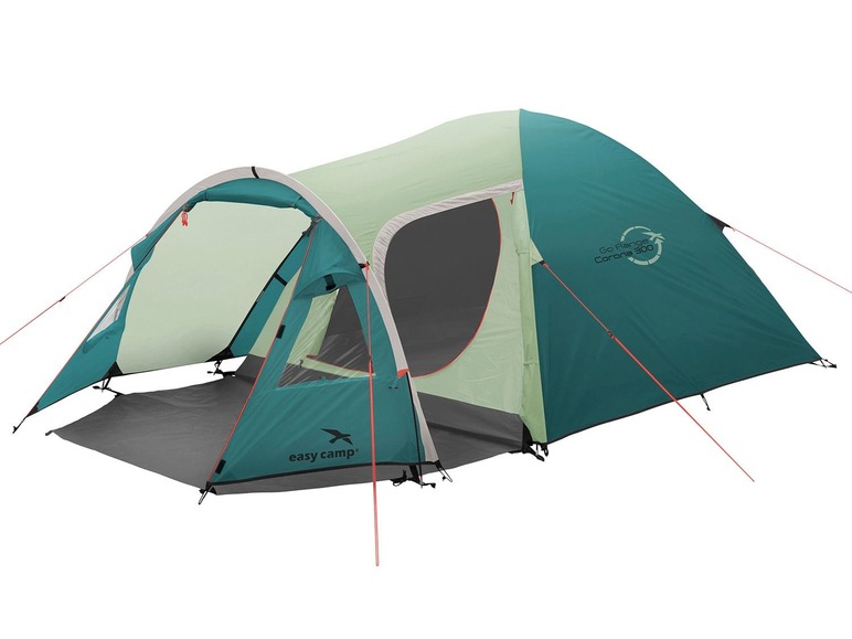 Gehe zu Vollbildansicht: Easy Camp Zelt für 3 Personen, Fiberglasgestänge, regendichte Lüftungsöffnungen - Bild 1